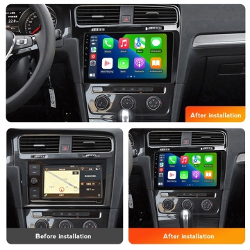 Navigatie VW Golf VII (2012-2020) cu Android, 2GB RAM, 32 GB, Ecran IPS 10" 1280 x 720, CarPlay & Android Auto, WiFi, Bluetooth, suport camera DVR - Img 3