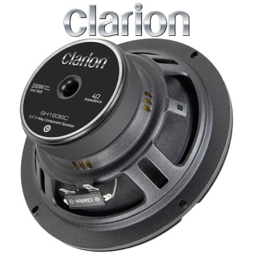 Difuzoare Auto Clarion SH1636C, Componente 2 cai + accesorii, 6.5 inch (165 mm), 50W RMS, 4 Ohm - Img 3