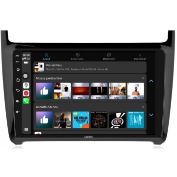 Navigatie Android Clarion GL-300 XD3326 9 Inch VW Polo 6R (2009-2018) 4 GB, 64 GB, IPS