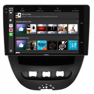 Navigatie Android Clarion GL-700 XD6125 10 Inch Peugeot 107 (2005-2014), 8 GB, 256 GB, QLED 2K - Img 4
