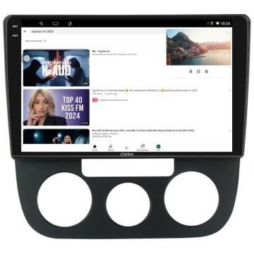 Navigatie Android Clarion GL-700 XD6125 10 Inch VW Golf V (2003-2010) cu AC, 8 GB, 256 GB, QLED 2K