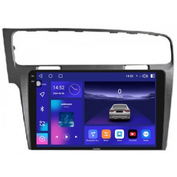 Navigatie Android Clarion GL-700 XD6125 10 Inch VW Golf VII (2012-2020) gri, 4 GB, 64 GB, QLED 2K