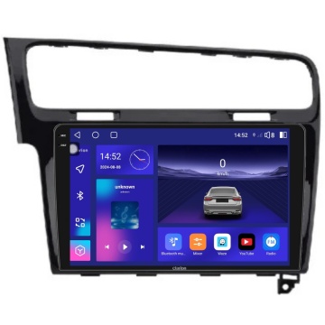 Navigatie Android Clarion GL-700 XD6125 10 Inch VW Golf VII (2012-2020) negru lucios, 8 GB, 256 GB, QLED 2K
