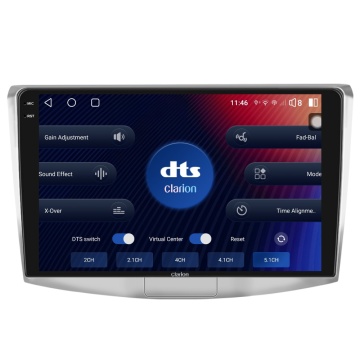 Navigatie Android Clarion GL-700 XD6125 10 Inch VW Passat CC (2008-2018) argintiu, 8 GB, 256 GB, QLED 2K