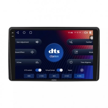 Navigatie Android Clarion GL-700 XD6125 9" Chevrolet Kalos (2006-2011), 4 GB, 64 GB, QLED 2K