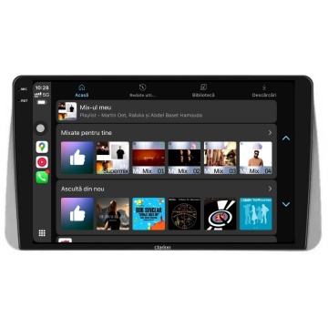 Navigatie Android Clarion GL-700 XD6125 9 Inch Fiat Tipo (dupa 2015), 4 GB, 64 GB, QLED 2K