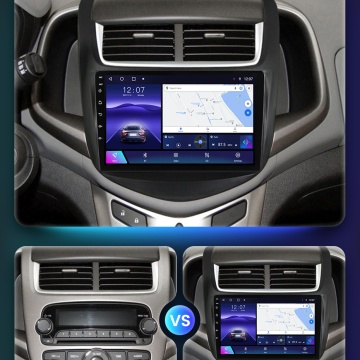 Navigatie Chevrolet Aveo (2014-2017) cu Android, 4GB RAM, 64 GB, Ecran QLED 9 Inch, CarPlay & Android Auto, WiFi, Bluetooth, suport camera DVR - Img 3