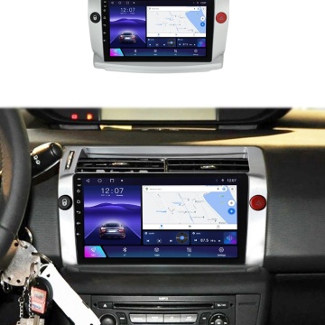 Navigatie Citroen C4 I (2004-2009) Gri cu Android, 1GB RAM, 16 GB, Ecran IPS 9" 1024 x 600, WiFi, Bluetooth, suport camera DVR - Img 2