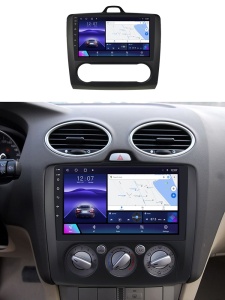 Navigație Dedicată Ford Focus II (2004-2011) 8GB RAM, 128GB, Octa-Core, Ecran QLED 9", CarPlay, Android Auto, Slot SIM 4G