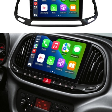 Navigatie Fiat Doblo (dupa 2015) cu Android, 4GB RAM, 64 GB, Ecran QLED 9 Inch, CarPlay & Android Auto, WiFi, Bluetooth, suport camera DVR - Img 4