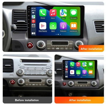 Navigatie Honda Civic VIII Sedan (2006-2011) cu Android, 2GB RAM, 32GB ROM, Ecran 10" Touchscreen, CarPlay, SIM 4G - Img 2