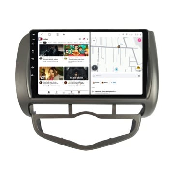 Navigatie Honda Jazz City Clima Auto (2002-2007) cu Android, 1GB RAM, 16 GB, Ecran IPS 9" 1024 x 600, WiFi, Bluetooth, suport camera DVR - Img 2