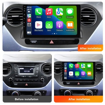 Navigatie Hyundai I10 (2013-2019) cu Android, 2GB RAM, 32 GB, Ecran IPS 9" 1280 x 720, CarPlay & Android Auto, WiFi, Bluetooth, suport camera DVR - Img 4