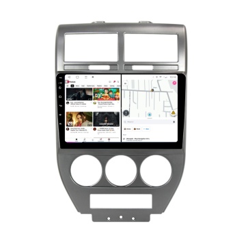 Navigatie Jeep Compass I (2006-2010) cu Android, 1GB RAM, 16 GB, Ecran IPS 10" 1024 x 600, WiFi, Bluetooth, suport camera DVR - Img 2