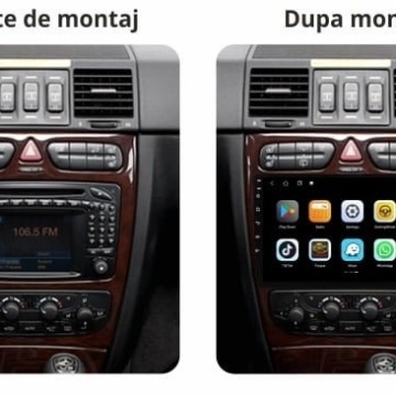 Navigatie Mercedes G-Class W463 (2002-2009) cu Android, 1GB RAM, 16 GB, Ecran IPS 9" 1024 x 600, WiFi, Bluetooth, suport camera DVR - Img 5