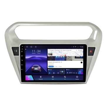 Navigatie Peugeot 301 (2012+) cu Android, 6GB RAM, 128GB ROM, Ecran QLED 9" Touchscreen, CarPlay Wireless, DSP