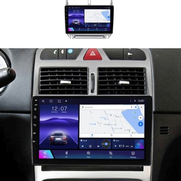 Navigatie Peugeot 307 (2000-2013) cu Android, 8GB RAM, 128GB ROM, Ecran QLED 9" Touchscreen, CarPlay Wireless, DSP Pro - Img 3