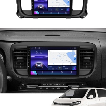 Navigatie Peugeot Expert (2016+) cu Android, 4GB RAM, 64GB ROM, Ecran QLED 9" Touchscreen, CarPlay Wireless, DSP - Img 2