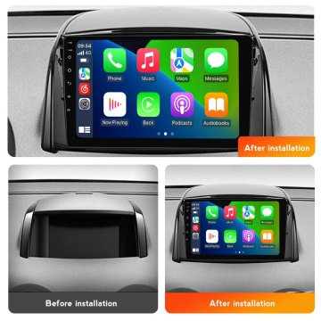 Navigatie Renault Koleos I (2008-2016) cu Android, 6GB RAM, 128GB ROM, Ecran QLED 9" Touchscreen, CarPlay Wireless, DSP - Img 4