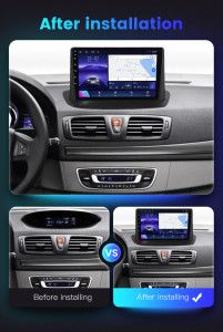 Navigatie Renault Megane III 2009-2016 9 inch 2 GB RAM + 32 GB ROM QLED 4 CORE CARPLAY COOLER - Img 6
