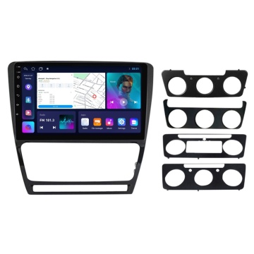 Navigatie Skoda Octavia II (2004-2013) Negru cu Android, 2GB RAM, 32 GB, Ecran IPS 10" 1280 x 720, CarPlay & Android Auto, WiFi, Bluetooth, suport camera DVR