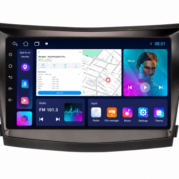 NAVIGATIE SSANGYONG TIVOLI (2015-2019) CU ANDROID, 2GB RAM, 32 GB, ECRAN IPS 9" 1280 X 720, CARPLAY & ANDROID AUTO, WIFI, BLUETOOTH, SUPORT CAMERA DVR