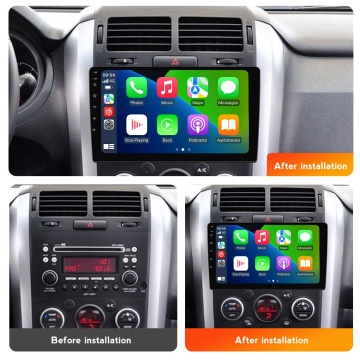Navigatie Suzuki Grand Vitara II (2005-2015) cu Android, 2GB RAM, 32 GB, Ecran IPS 9" 1280 x 720, CarPlay & Android Auto, WiFi, Bluetooth, suport camera DVR - Img 3
