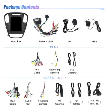 Navigatie Tip Tesla Opel Insignia 2009-2013 9.7 INCH