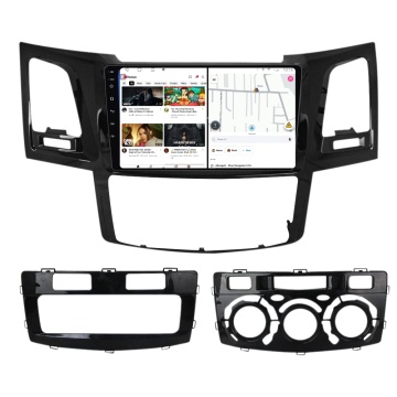 Navigatie Toyota Hilux VII (2004-2015) cu Android, 4GB RAM, 64GB ROM, Ecran QLED 9" Touchscreen, CarPlay Wireless, DSP - Img 2