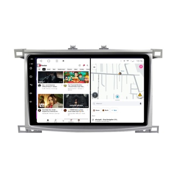 Navigatie Toyota Land Cruiser J100 (1998-2008) 10 inch cu Android, 6GB RAM, 128GB ROM, Ecran QLED, CarPlay Wireless - Img 3