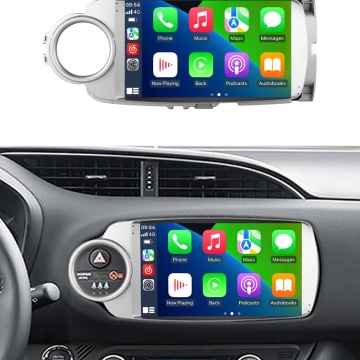 Navigatie Toyota Yaris P13 (2011-2020) Gri cu Android, 4GB RAM, 64GB ROM, Ecran QLED 9" Touchscreen, CarPlay Wireless - Img 4