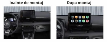 Navigatie Toyota Yaris P21 (2020+) cu Android, 6GB RAM, 128GB ROM, Ecran QLED 10" Touchscreen, CarPlay Wireless, DSP - Img 2