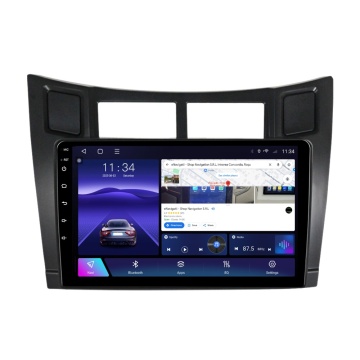 Navigatie Toyota Yaris P9 (2006-2011) cu Android, 6GB RAM, 128GB ROM, Ecran QLED 9" Touchscreen, CarPlay Wireless, DSP