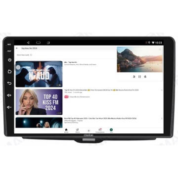 Navigatie Android Clarion GL-300 XD3326 9" Alfa Romeo Giulietta (2014-2020), 2 GB, 32 GB, IPS, CarPlay & Android Auto