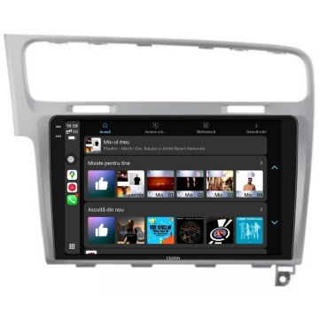 Navigatie Android Clarion GL-700 XD6125 10 Inch VW Golf VII (2012-2020) argintiu, 8 GB, 256 GB, QLED 2K