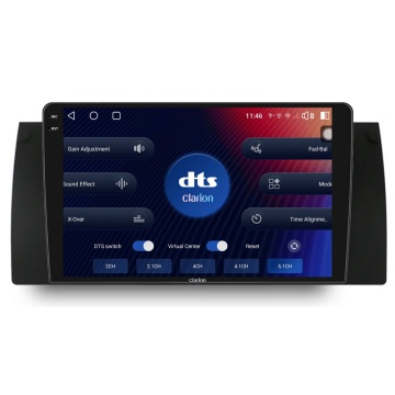 Navigatie Android Clarion GL-700 XD6125 9" BMW X5 E53 (2000-2006), 4 GB, 64 GB, QLED 2K