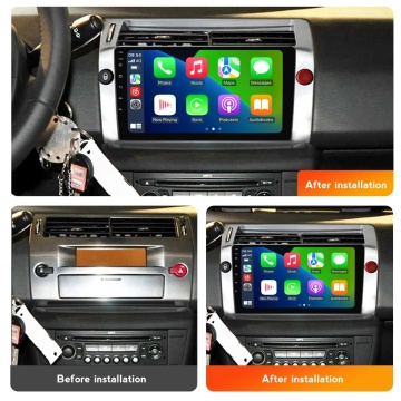 Navigatie Citroen C4 I (2004-2009) Negru cu Android, 1GB RAM, 16 GB, Ecran IPS 9" 1024 x 600, WiFi, Bluetooth, suport camera DVR - Img 5