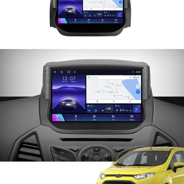 Navigație Dedicată Ford EcoSport (2014-2018) 2GB RAM, 32GB, Octa-Core, Ecran QLED 9", CarPlay, Android Auto, Slot SIM 4G