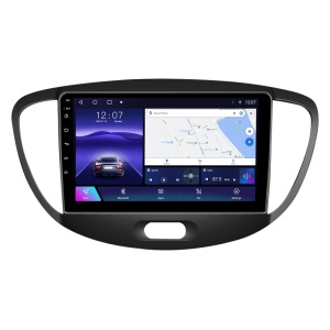 Navigatie Dedicata Hyundai I10 (2007-2013) cu Android, 2GB RAM, Ecran 9" Touchscreen, CarPlay, Wi-Fi, Bluetooth, USB, Waze, SIM 4G