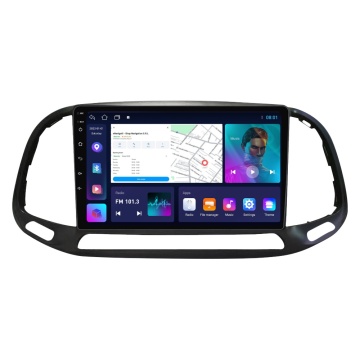 Navigatie Fiat Doblo (dupa 2015) cu Android, 4GB RAM, 64 GB, Ecran QLED 9 Inch, CarPlay & Android Auto, WiFi, Bluetooth, suport camera DVR