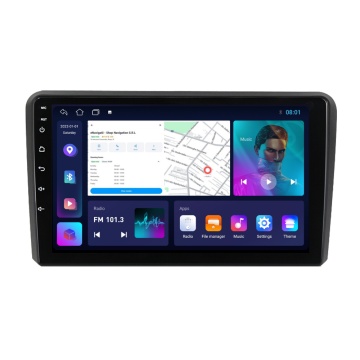 Navigatie Fiat Panda (2003-2012) cu Android, 4GB RAM, 64 GB, Ecran QLED 9 Inch, CarPlay & Android Auto, WiFi, Bluetooth, suport camera DVR