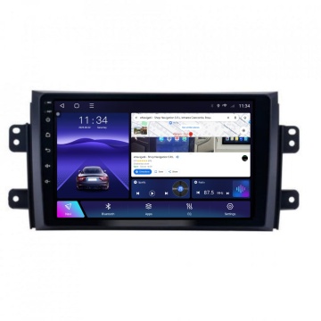 Navigatie Fiat Sedici (2006-2015) cu Android, 2GB RAM, 32GB ROM, Ecran 9" Touchscreen, CarPlay, SIM 4G