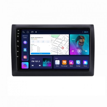 Navigatie Fiat Stilo (2001-2011) cu Android, 4GB RAM, 64 GB, Ecran QLED 9 Inch, CarPlay & Android Auto, WiFi, Bluetooth, suport camera DVR