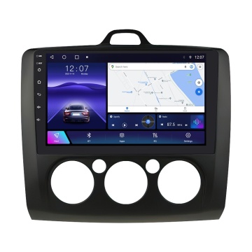 NAVIGATIE FORD FOCUS II (2004-2011) CLIMA MANUALA, NEGRU CU ANDROID, 6GB RAM, 128GB ROM, ECRAN 9" TOUCHSCREEN, CARPLAY & ANDROID AUTO, SIM 4G