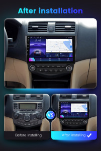 Navigatie Honda Accord 7 2003-2008 9 INCH 1 GB RAM + 32 GB ROM 4 Core COOLER - Img 5