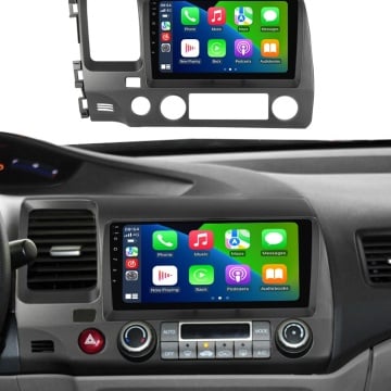 Navigatie Honda Civic VIII (2006-2011) - sedan cu Android, 2GB RAM, 32 GB, Ecran IPS 9" 1280 x 720, CarPlay & Android Auto, WiFi, Bluetooth, suport camera DVR - Img 4