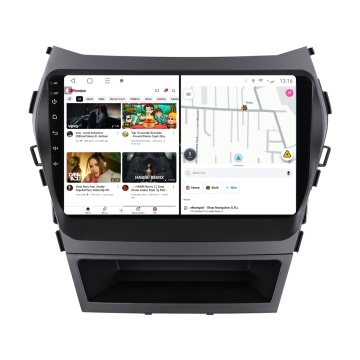 Navigatie Hyundai Santa Fe III (2012-2018) cu Android, 1GB RAM, 16 GB, Ecran IPS 9" 1024 x 600, WiFi, Bluetooth, suport camera DVR - Img 2