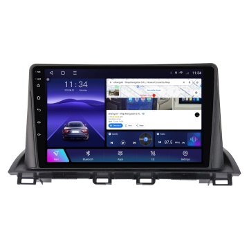 Navigatie Mazda 3 (2013-2019) cu Android, 6GB RAM, 128GB ROM, Ecran QLED 9" Touchscreen, CarPlay Wireless, DSP