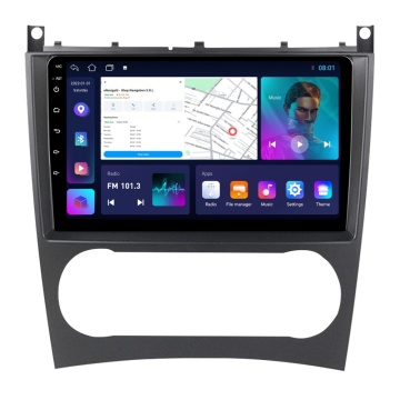 NAVIGATIE MERCEDES C-CLASS W203 (2000-2007) CU ANDROID, 2GB RAM, 32GB, ECRAN IPS 9" 1280 X 720, CARPLAY & ANDROID AUTO, WIFI, BLUETOOTH, SUPORT CAMERA DVR