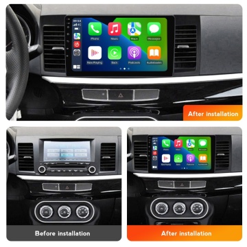 Navigatie Mitsubishi Lancer (2007+) cu Android, 6GB RAM, 128GB ROM, Ecran QLED 9" Touchscreen, CarPlay Wireless, DSP - Img 4